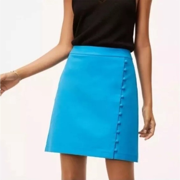 LOFT Dresses & Skirts - Ann Taylor LOFT Blue Pencil Skirt Womens Size 6 (953)